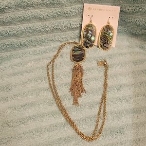 Kendra Scott Necklace and Earring Set